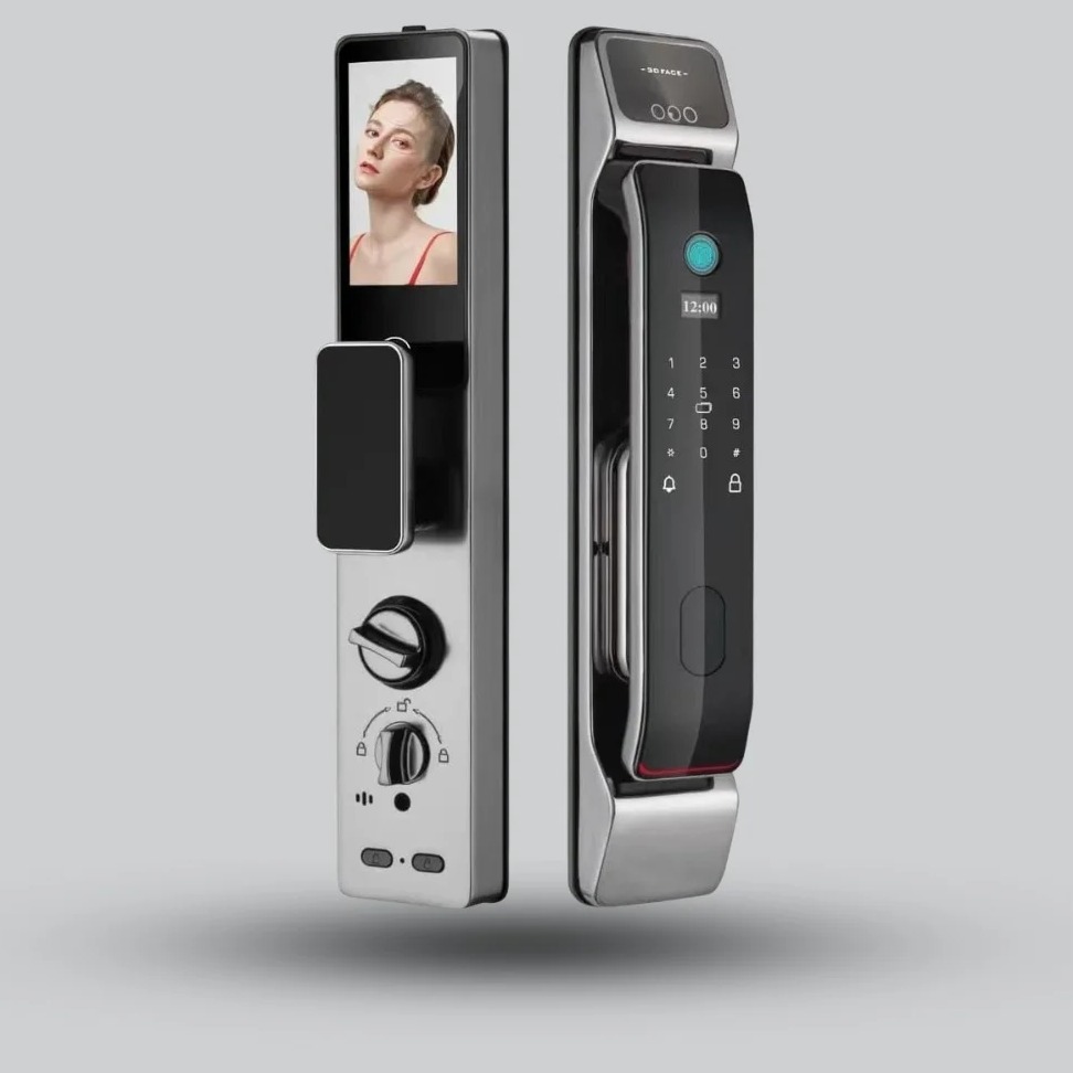 Cordless CL-08 Smart Door Lock – 3D Face ID, Magic Eye Camera &amp