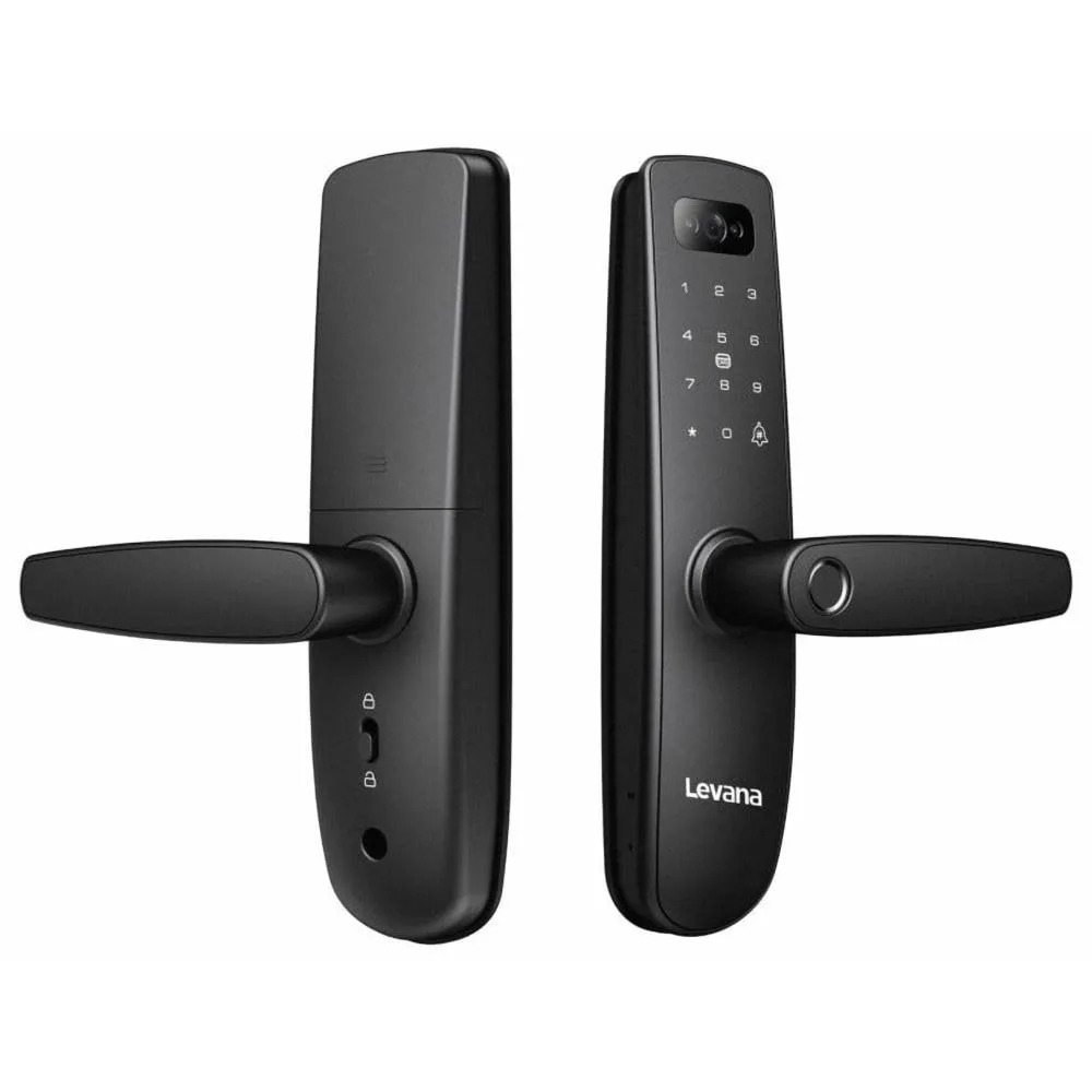 Levana D02 I Cat eye Smart Lock, Fingerprint - Black