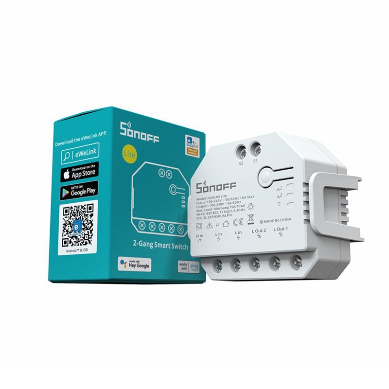 DUALR3 Lite Dual Relay Two Way Smart Switch